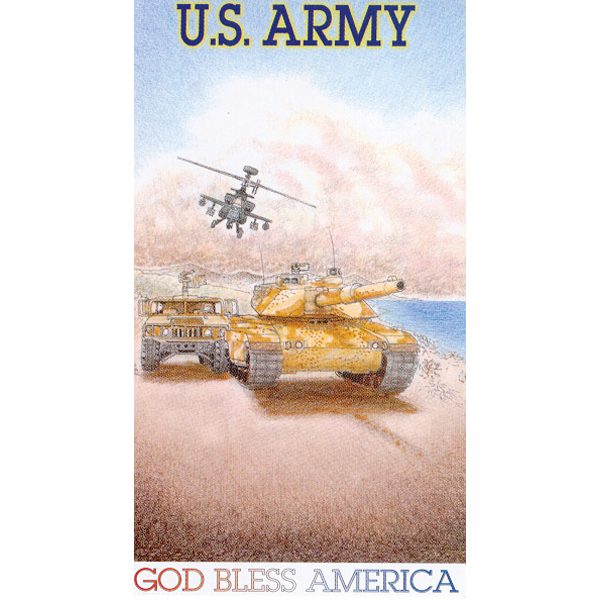 Prayer for Troops Card